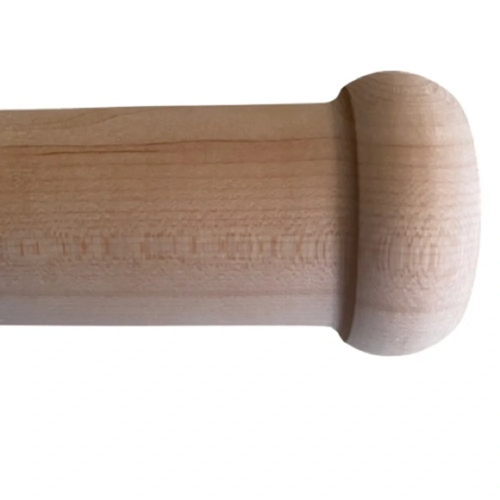 Ann Clark Solid Maple Wooden Rolling Pin for 1/4” Dough  17.5” Long Made in USA